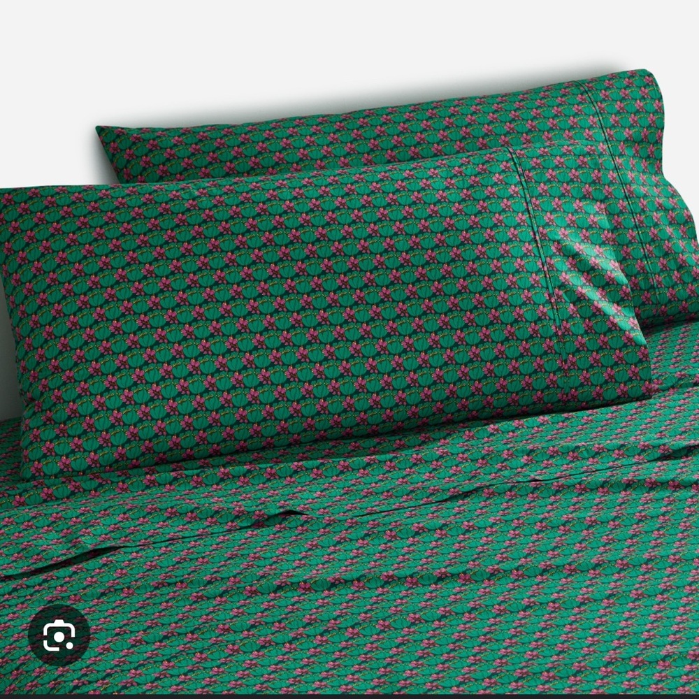 J. Crew X Liberty of London Tudor Tulip 🌷 KING Floral Duvet AND Sheet Set NWT